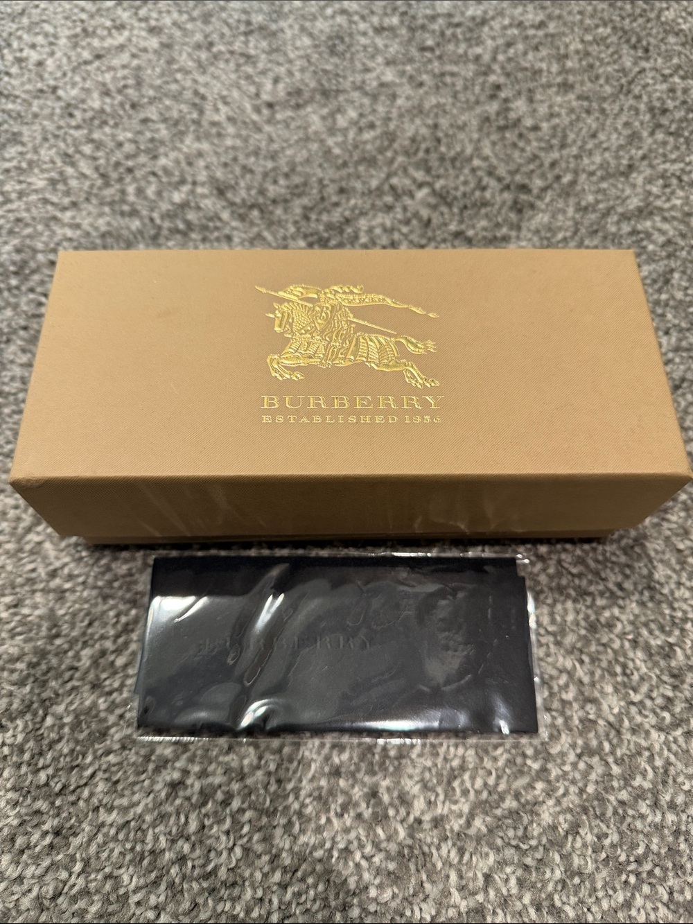 Empty Burberry Glasses Box